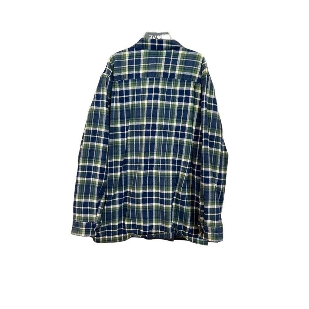 L.L. Bean Fleece Lined Flannel Jacket with Pockets- Size Large - Picture 3 of 16